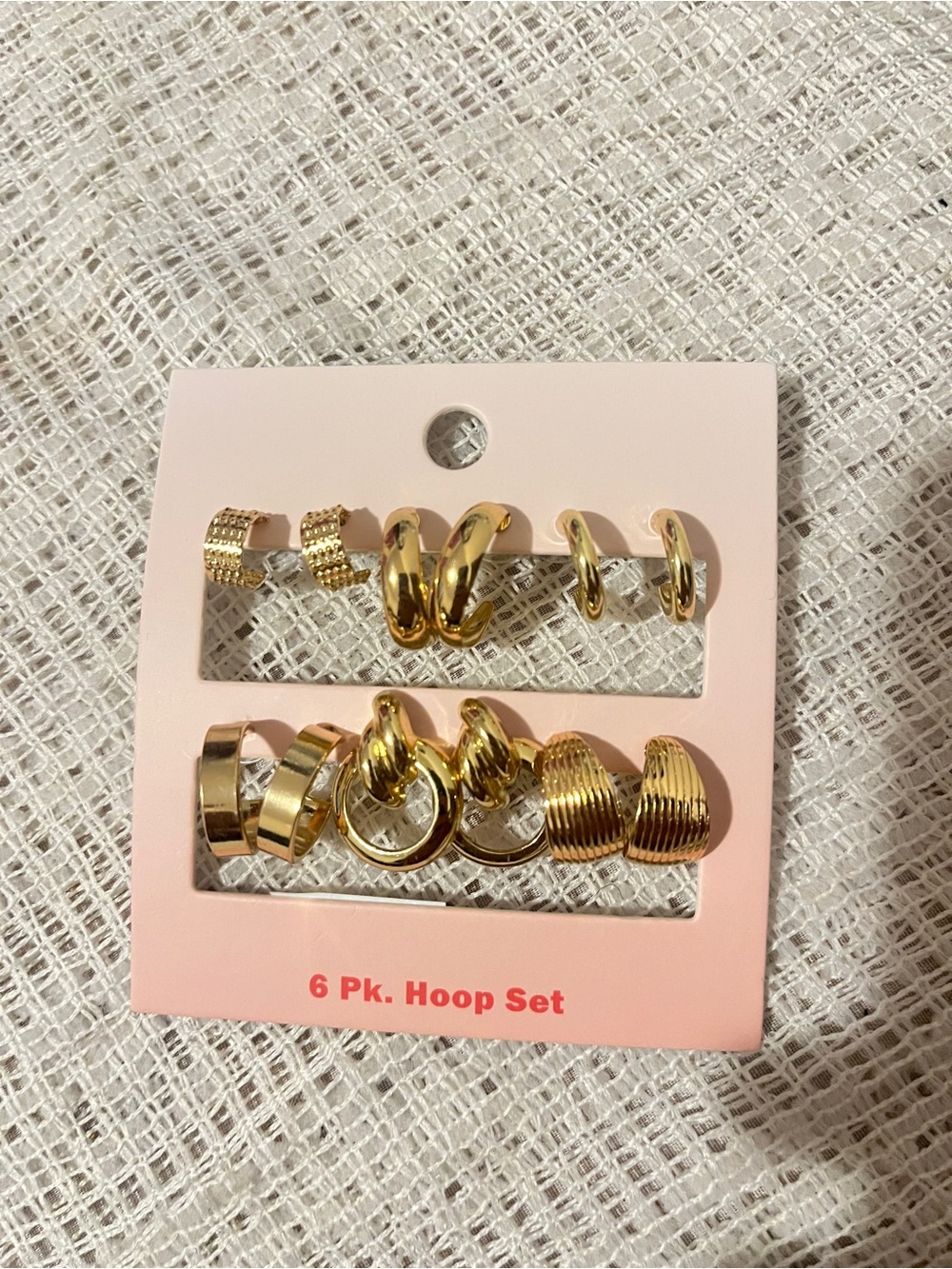 & Other Stories Gold Hoop Earring Set
